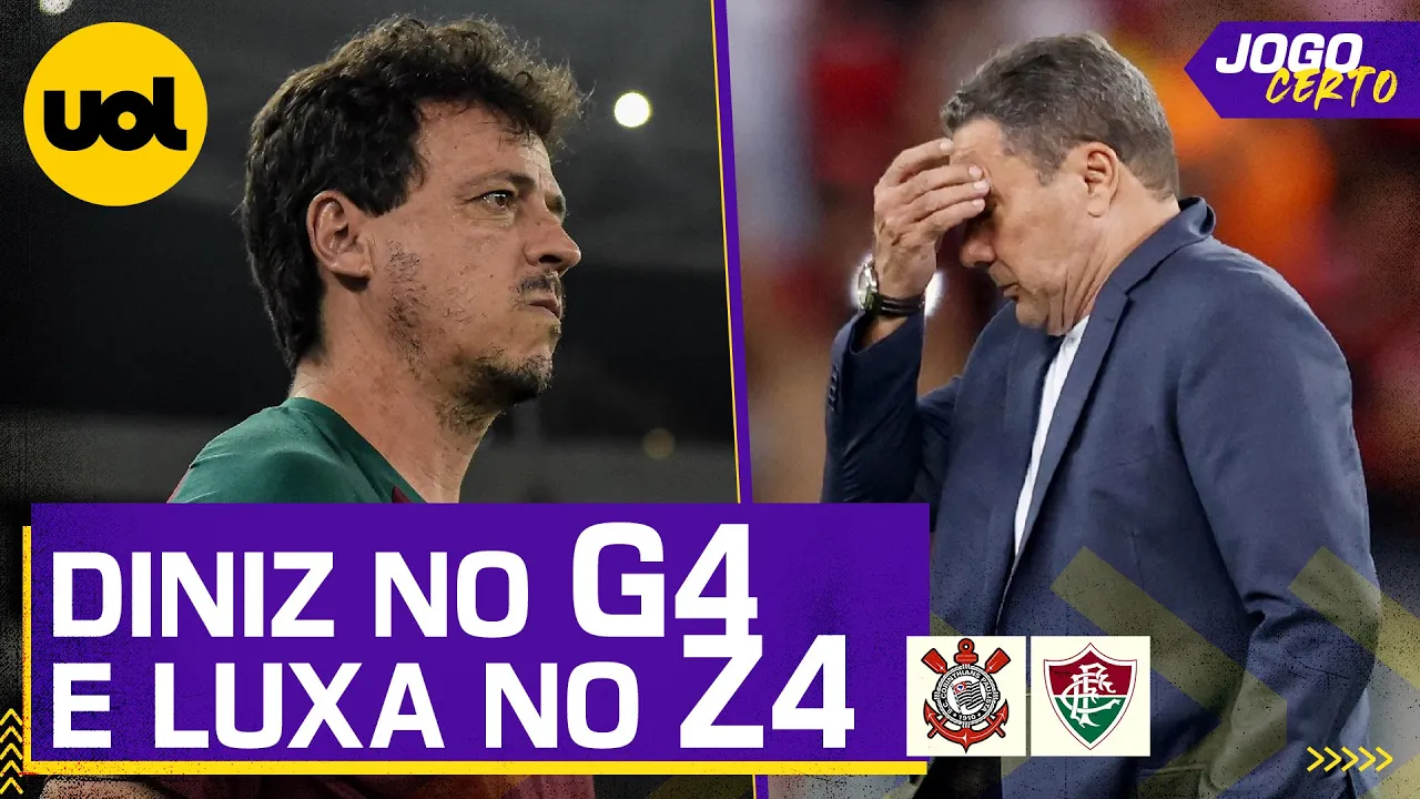 CORINTHIANS X FLUMINENSE: POSSE DE BOLA SERÁ DETERMINANTE NO JOGO ENTRE FERNANDO DINIZ E LUXEMBURGO?