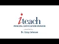 Principal Certification Overview