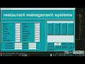 restaurant management python tkinter