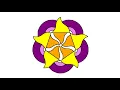 Simple Python Turtle Graphic and Code Simple Mandala 2