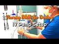 Nursing Skills for Doctors Setting up an IV Pump