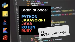 13 Ruby - Programming Tutorial