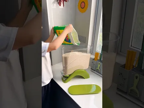 Rice Storage Dispenser For Kitchen #appliances