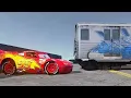 Download Lagu Lightning McQueen crushed by subway train  - crash testing #3 | GTA IV