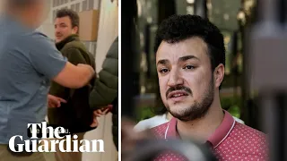 وکلای محمود خلیل فیلم دستگیری او را منتشر کردند دندنها