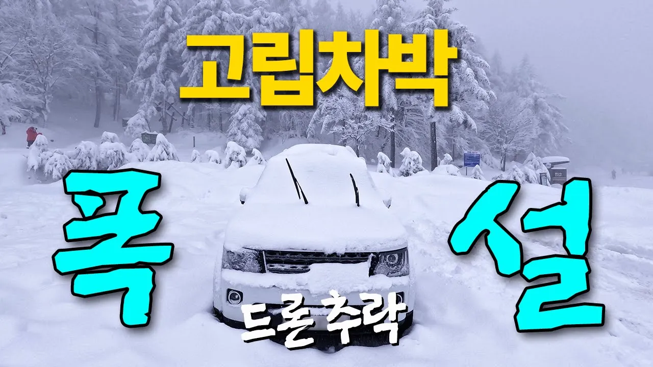 4K 3월 꽃샘 폭설에 자발적 고립 차박 / 선자령 눈꽃산행 / 대관령 폭설 / 버디9 파워뱅크 / 디스커버리4 차박 캠핑 썸네일