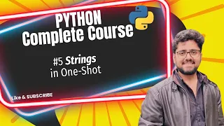 Strings in One-Shot Complete Python Course For Beginner