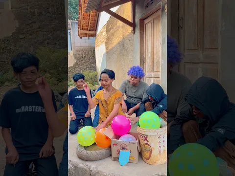 Balon meletus balon warna warni #diy #kreatif #viral #art #craft