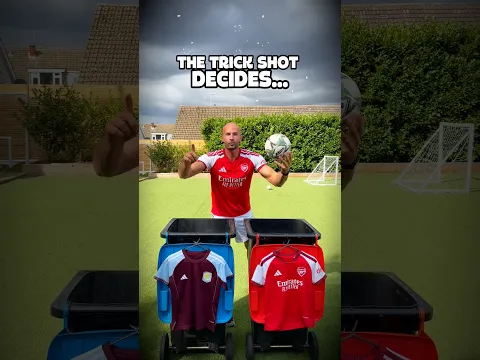 VILLA vs ARSENAL…one shot decides the winner 😱⚽️😂