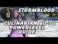 FFXIV Culinarian 60-70 Powerlevel Guide - Leves Collectables Resources