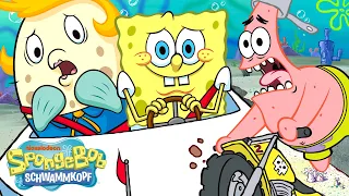 SpongeBob | Alle Fahrzeuge aller Zeiten 🚗 | 45 Min | SpongeBob Schwammkopf