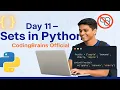 Day 11 - Sets in Python Unique Elements Operations Membership