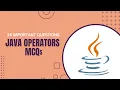 Java Operators MCQs l Top 35 Java Operators questions and Answers l Tpoint Tech