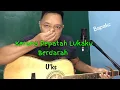 Download Lagu Kerana Pepatah Lukaku Berdarah - U'ks cover live gitar by Bapake