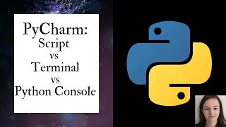 How to run code on Pycharm script vs terminal vs python console