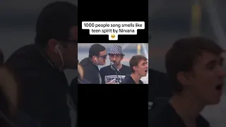 1,000 People Sing "Smells Like Teen Spirt" by Nirvana 🥺