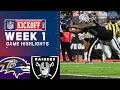 Game of the Year Baltimore Ravens vs Las Vegas Raiders Week 1 2021 NFL Game Highlights