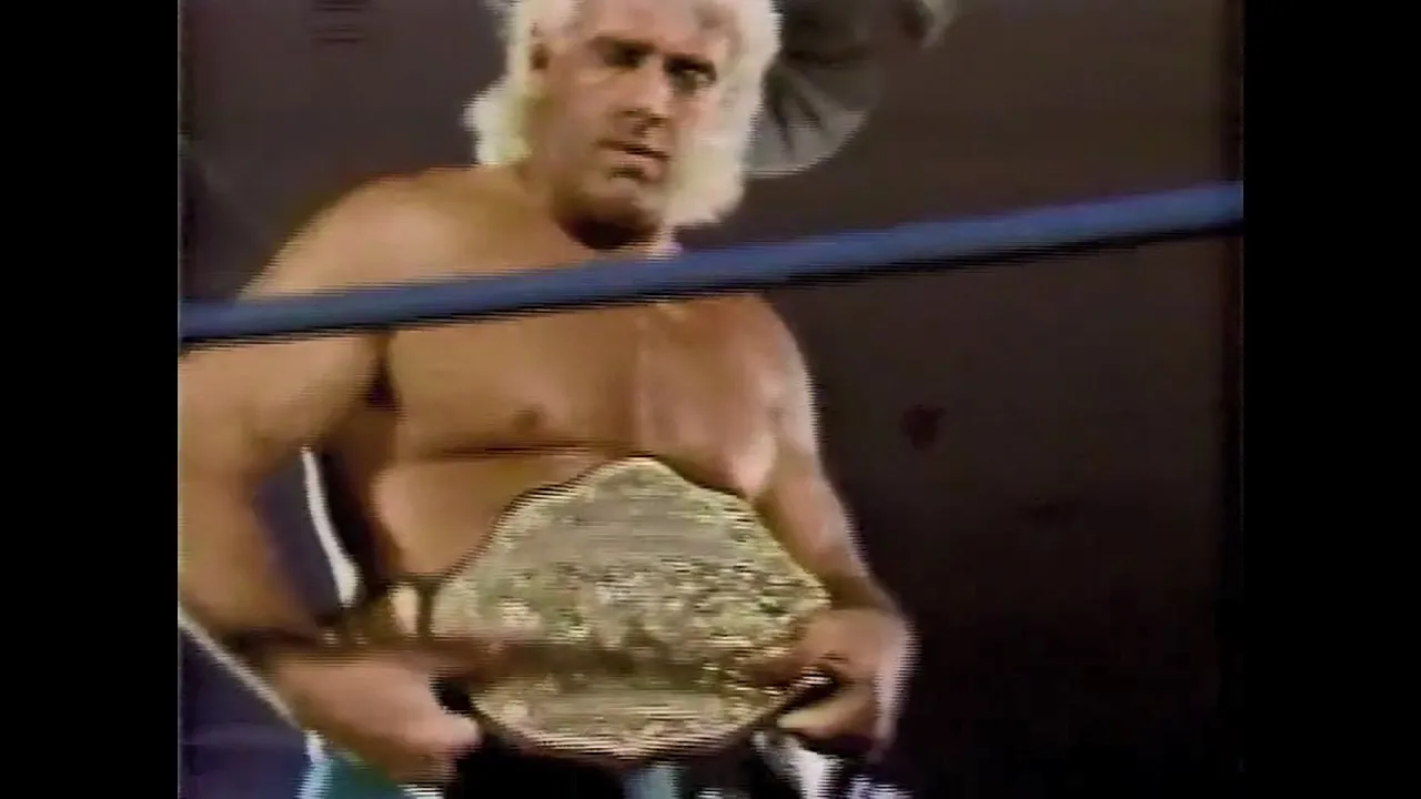 Ric Flair vs Rocky King   Pro Aug 8th, 1987