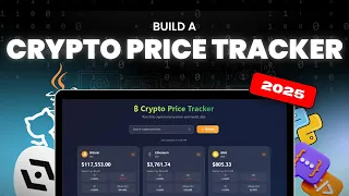 Build a Crypto Tracker with HTML CSS JavaScript Projects Crypto Website Template Tutorial