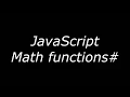 JavaScript math functions