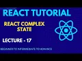 React Js tutorial - 17 react complex State use State Create form using react