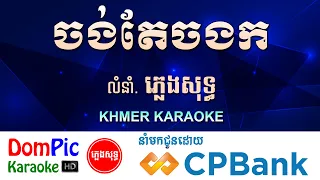 ចង់តែចងក ភ្លេងសុទ្ធ Chong Tae Chong Kor DomPic