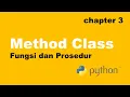 Membuat Method pada Python Class Python Object Oriented Programming