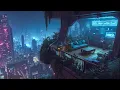 Download Lagu SKY GARDEN - Cyberpunk Ambience - Rain \u0026 Nature Sounds for Relaxation \u0026 Stress Relief