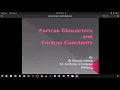 FortranCharacters AndConstants