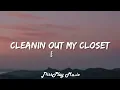 Eminem - Cleanin' Out My Closet (lyrics)