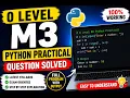 O Level Practical Python O Level Practical Exam 2026 PR3 Python O Level Python Practical