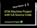 ATM Machine Project in C Language