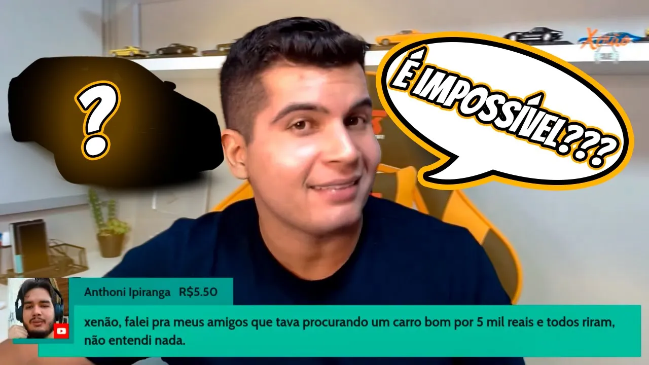 CARROS PRA COMPRAR ATÉ 5 MIL REAIS