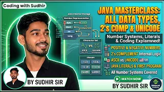 Java Data Types Unicode Literals Number System Explained 2 s Complement in Java