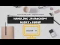Handling JavaScript Alert and Popup - Selenium WebDriver