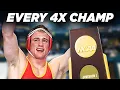 Every 4X NCAA Wrestling Champion