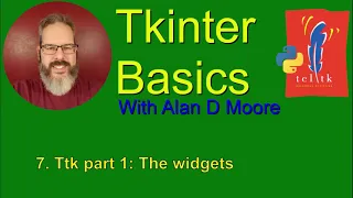 Tkinter Basics 7 Ttk part 1 of 3