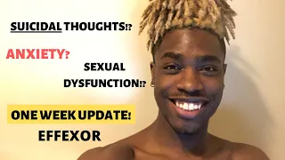 1 Week Update on Venlafaxine ER Effexor 37 5mg 75mg