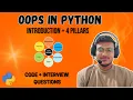 Python OOP Tutorial for Beginners 4 Pillars Examples Assignment