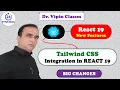 Tailwind CSS Installation in React 19 Hindi - 9 Dr Vipin Classes