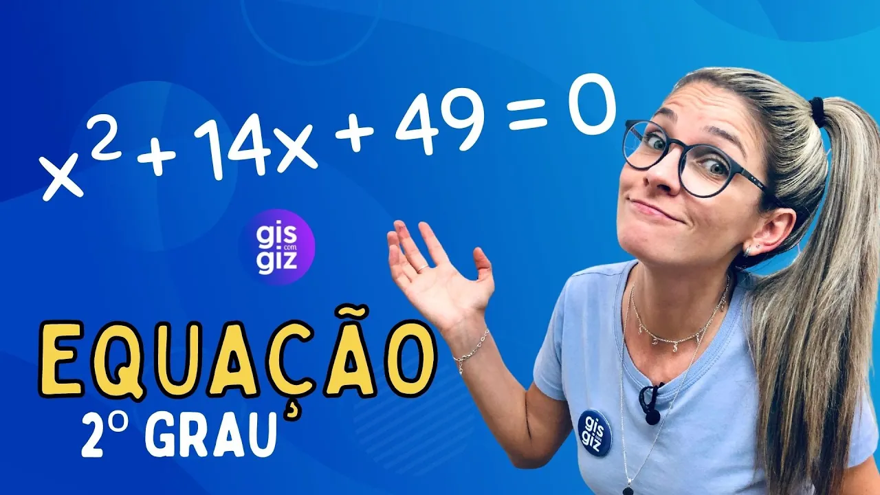 EQUAÇÃO DO 2º GRAU COMPLETA - COMO RESOLVER COM TRINÔMIO QUADRADO PERFEITO \Prof. Gis/