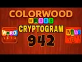 COLORWOOD WORDS CRYPTOGRAM level 942