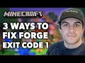 3 Ways To Fix Minecraft Forge Exit Code 1 JUNE 2024 UPDATE
