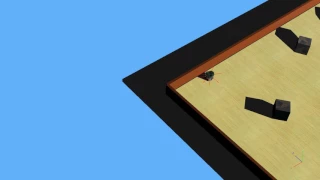 Simulation of wall-following epuck - using Webots