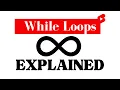 Learn Python in One Min While Loops For Loops