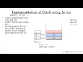 Implementation of Stack using Array in Data Structure Hindi