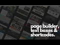 Page Builder Text Boxes Shortcodes