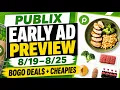 PUBLIX EARLY AD - BOGO Deals Cheapies