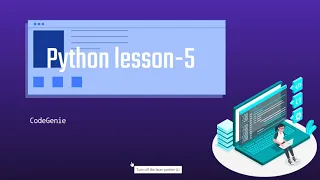 Python Lesson-5 Conditional Statements