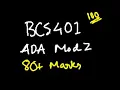 ADA MODULE 2 BCS401 Analysis and Design of Algorithms 22 Scheme VTU 4th SEM CSE